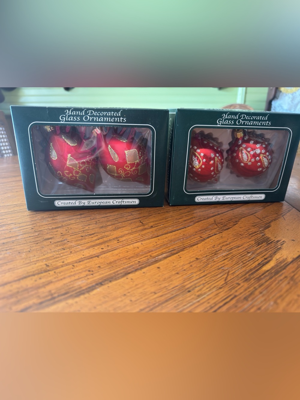- Red Holiday Baubles